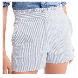 JCrew Factory size 8 seersucker shorts NWOT